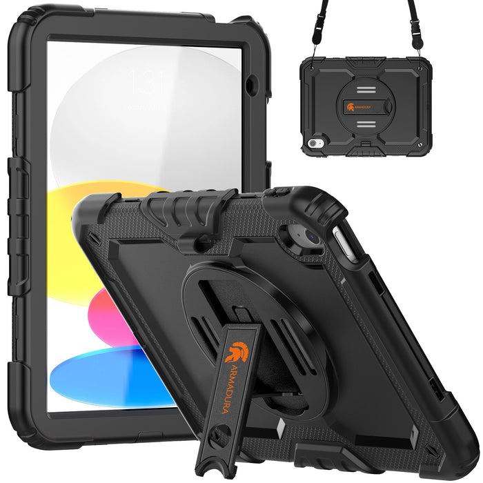 Armadura 10.9" iPad 10th + 11th Gen Rugged Case with Carry Strap