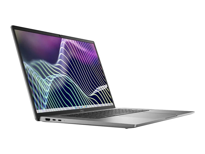 Side vie wof Dell lattitude 7640 laptop showcasing the devices HMDI, USB-C and USB 3.0
