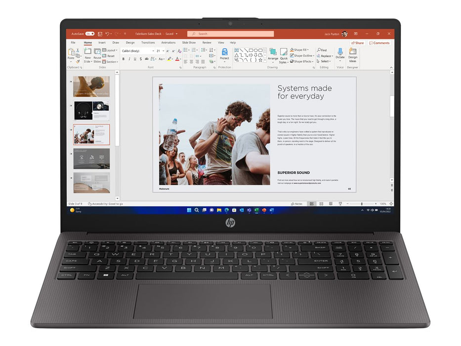 HP 250 - G10 - 15.6" - i5 - 16GB - 256 GB SSD- Windows Pro