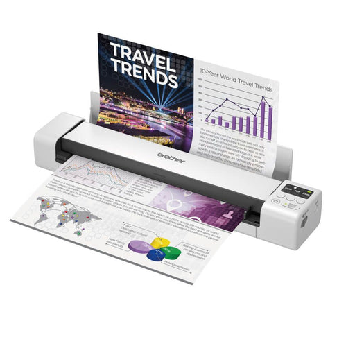 Brother DS940DWTJ1 A4 Personal scanner in white with dark grey accents