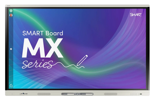 MX Series SMART Board with white frame.
