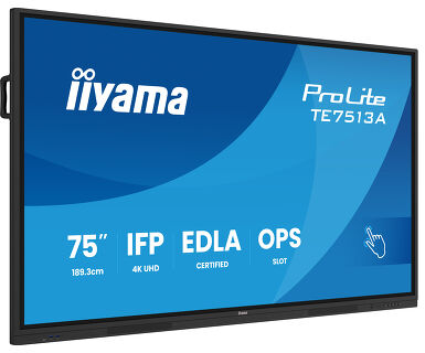 iiyama ProLite 13A 75" 4K Interactive Panel (TE7513AMIS-B1AG)