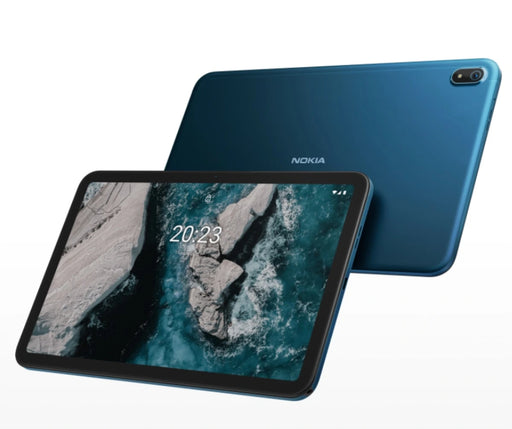 Nokia T20 tablet in a deep Blue 