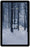 Nokia T21 tablet front view of screen with snowy landscape wallpaper.