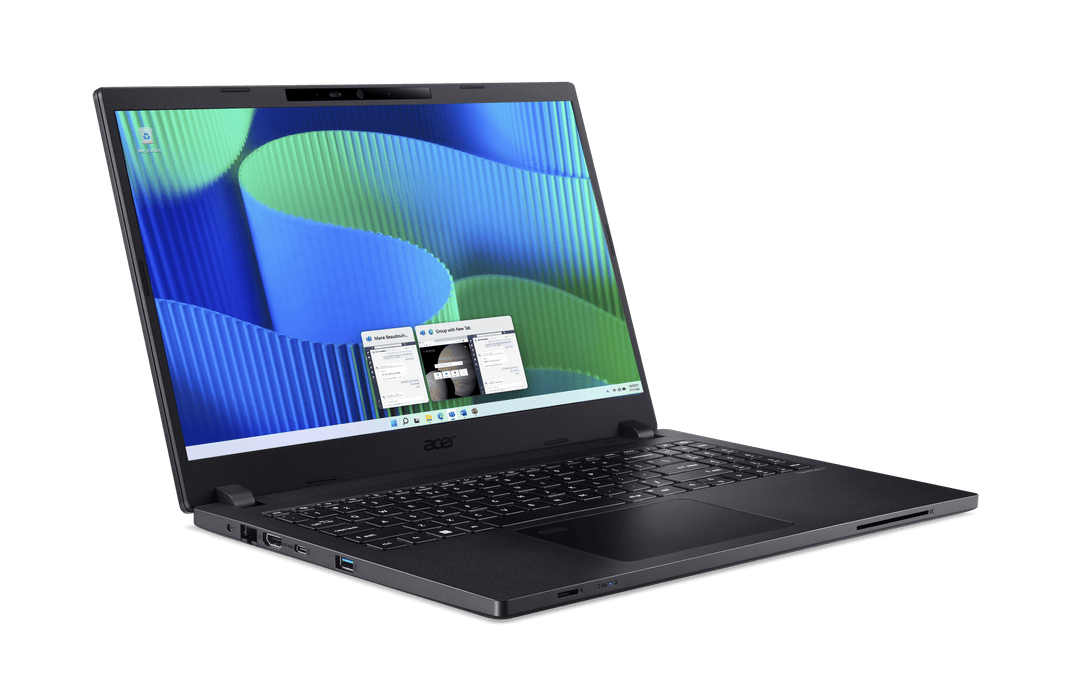 ACER TravelMate P2 - 15.6" - 180 degree hinge - Intel Core i5 - 8 GB RAM - 256 GB - Win 11 Pro Education - Slate Blue