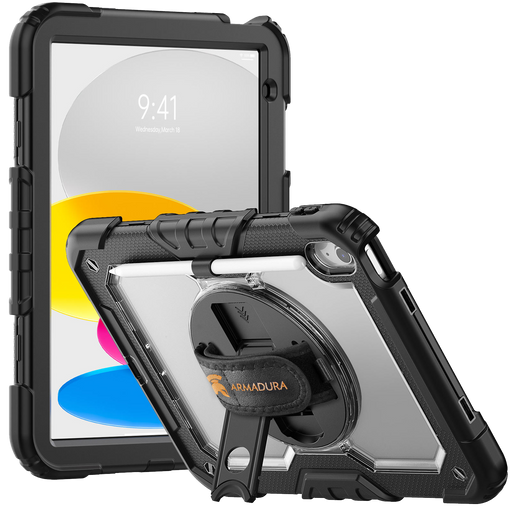 Armadura 10.9" iPad 10th + 11th Gen Rugged Case with Shoulder and Hand Strap