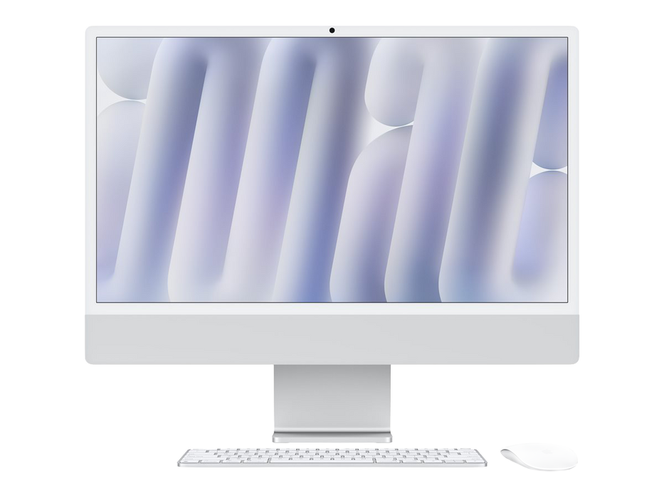 Apple iMac - 24"- 4.5K Display - M4 Chip - 512GB - 24GB RAM- 10-Core CPU - Silver