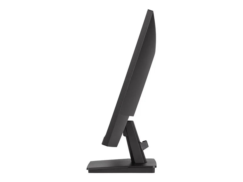 Side view of Iiyama Prolite XU2494HSU-B6 Monitor with matte black chassis showcasing the devices tilt funtion 