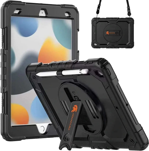 Armadura 10.2" iPad 7th, 8th & 9th Gen Rugged Case with Carry Strap