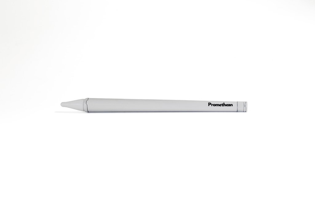 Light grey Promethean Spare Pen for ActivPanel V6 for the 65, 70 & 75 with black Promethean logo on barrel
